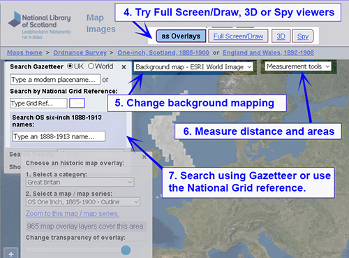 Georeferenced Maps - more detailed help information
